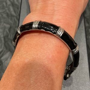 Black island style bracelet